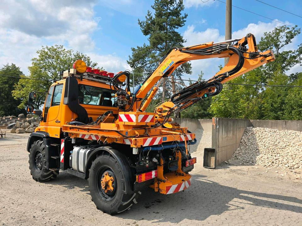 Máquina quitanieve Unimog U400 6-Zylinder 2010 405/10 405/12 NKS-Z-UGN-43K Bluetec 5 Mercedes-Benz  UGE UGN Mulag MHU 800  Mähausleger Böschungsmäher Böschungsmulcher Küpper-Weisser IMS Salzstreuer: foto 6