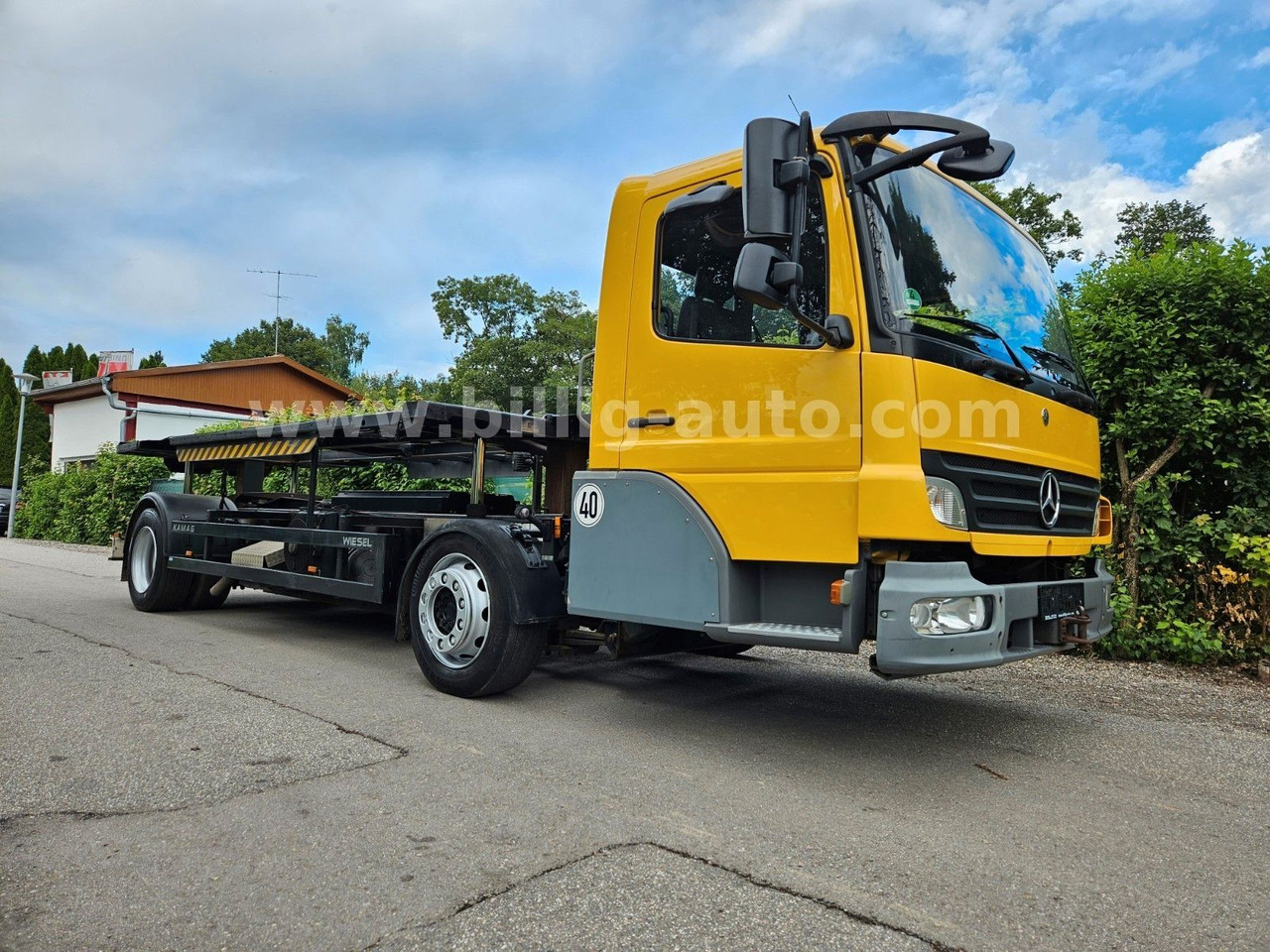 Mercedes-Benz Kamag * WBH 25 * Wiesel * Umsetzer * Sattelkupp. - Camión portacontenedore/ Intercambiable: foto 1 Mercedes-Benz Kamag * WBH 25 * Wiesel * Umsetzer * Sattelkupp. - Camión portacontenedore/ Intercambiable: foto 1