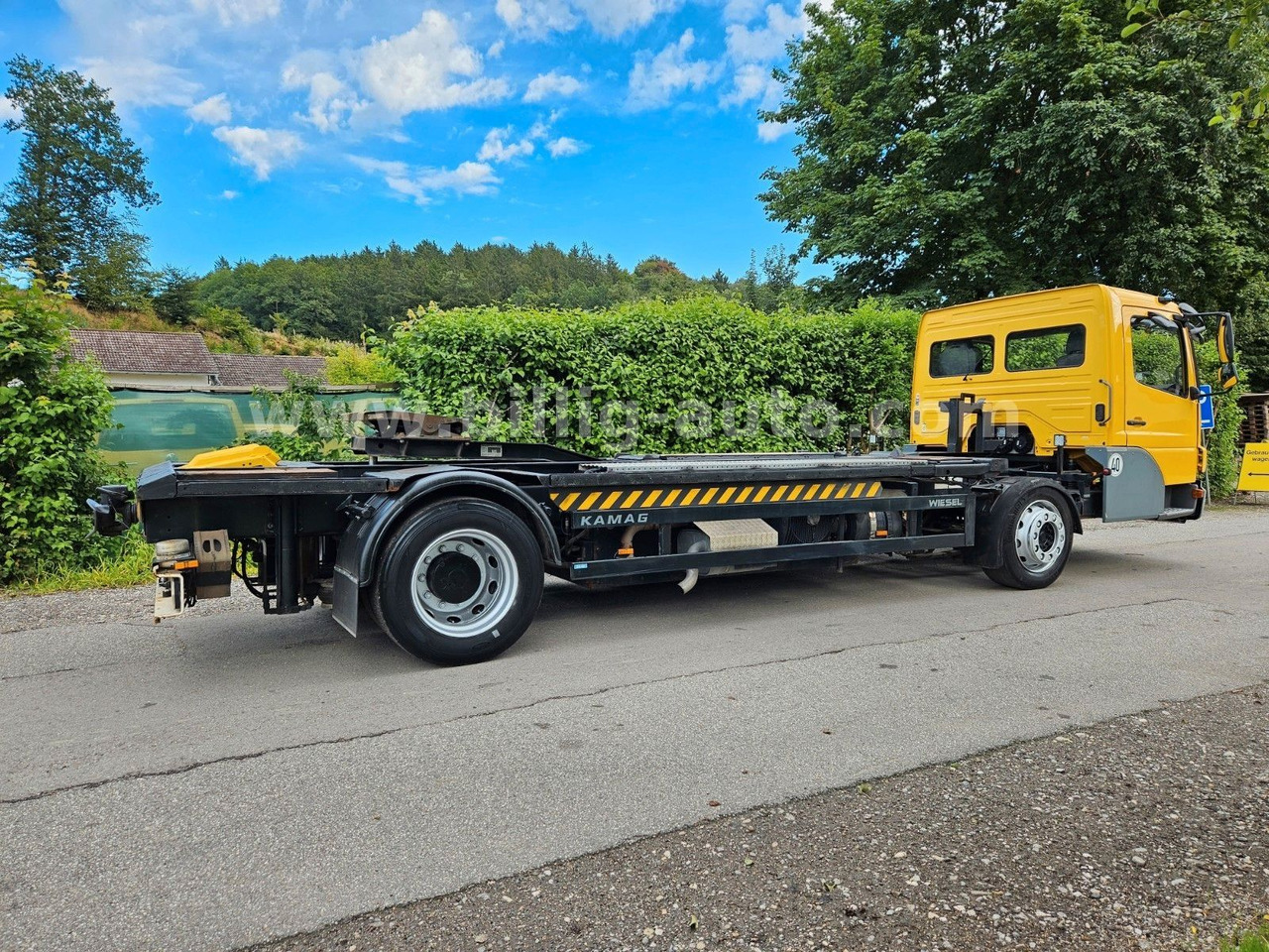 Mercedes-Benz Kamag * WBH 25 * Wiesel * Umsetzer * Sattelkupp. - Camión portacontenedore/ Intercambiable: foto 4 Mercedes-Benz Kamag * WBH 25 * Wiesel * Umsetzer * Sattelkupp. - Camión portacontenedore/ Intercambiable: foto 4