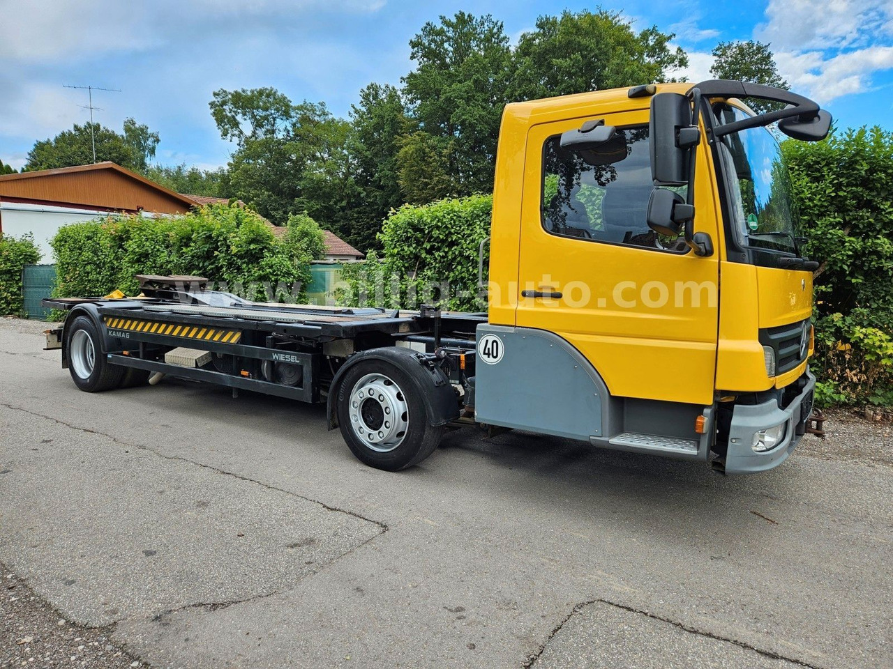 Mercedes-Benz Kamag * WBH 25 * Wiesel * Umsetzer * Sattelkupp. - Camión portacontenedore/ Intercambiable: foto 3 Mercedes-Benz Kamag * WBH 25 * Wiesel * Umsetzer * Sattelkupp. - Camión portacontenedore/ Intercambiable: foto 3