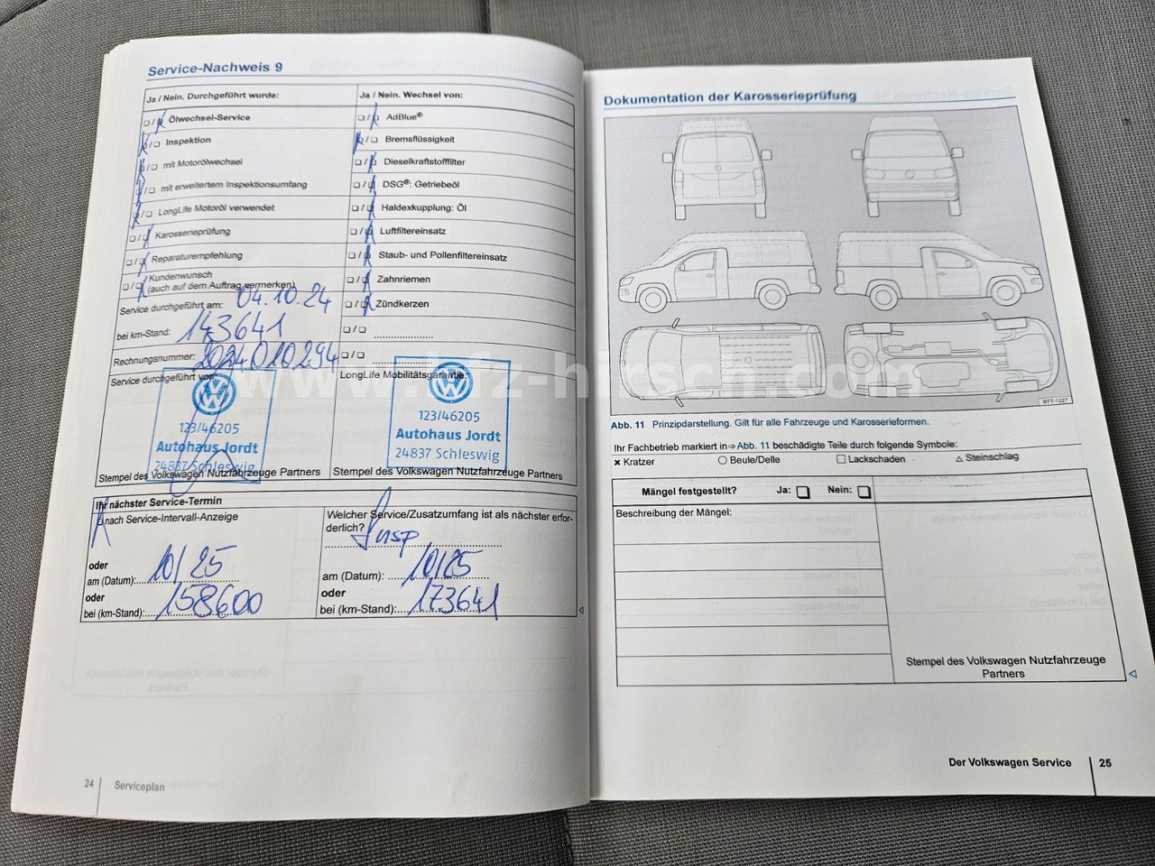 Furgoneta pequeña Volkswagen T6 2.0TDI Transporter 2xSchiebetüre Scheckheft: foto 11