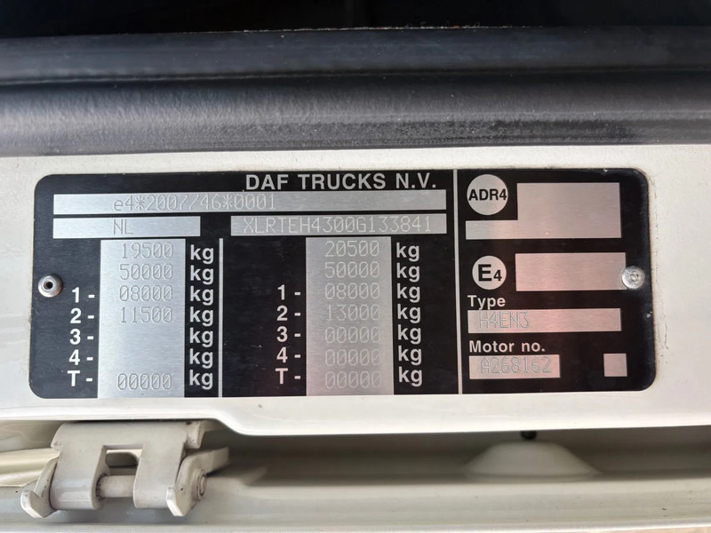 DAF XF 460 4x2 / APK - TUV JANUARI 2026 / HOLLAND TRUCK / ADR KLASSE I II III / 2 BEDS / - Cabeza tractora: foto 5 DAF XF 460 4x2 / APK - TUV JANUARI 2026 / HOLLAND TRUCK / ADR KLASSE I II III / 2 BEDS / - Cabeza tractora: foto 5