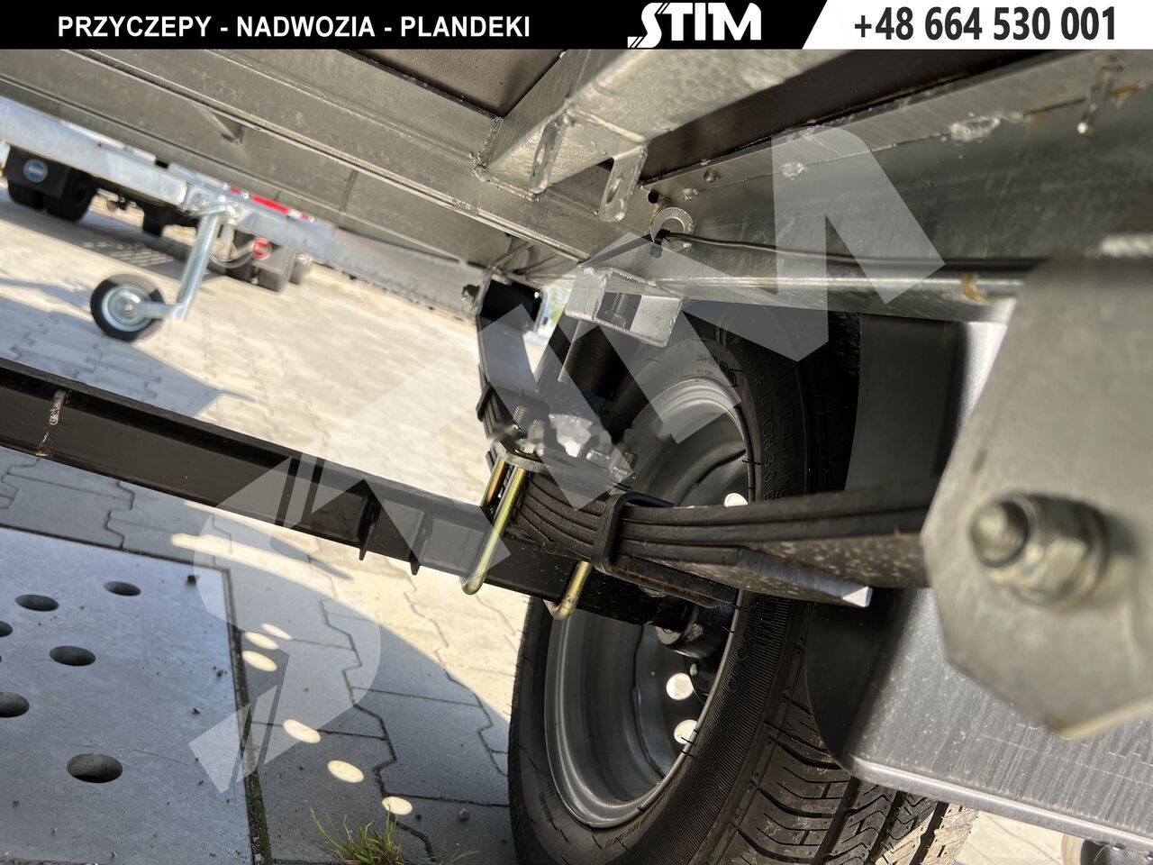 Remolque de coche nuevo Stim S11-075/2813R + przednia burta otwierana: foto 8