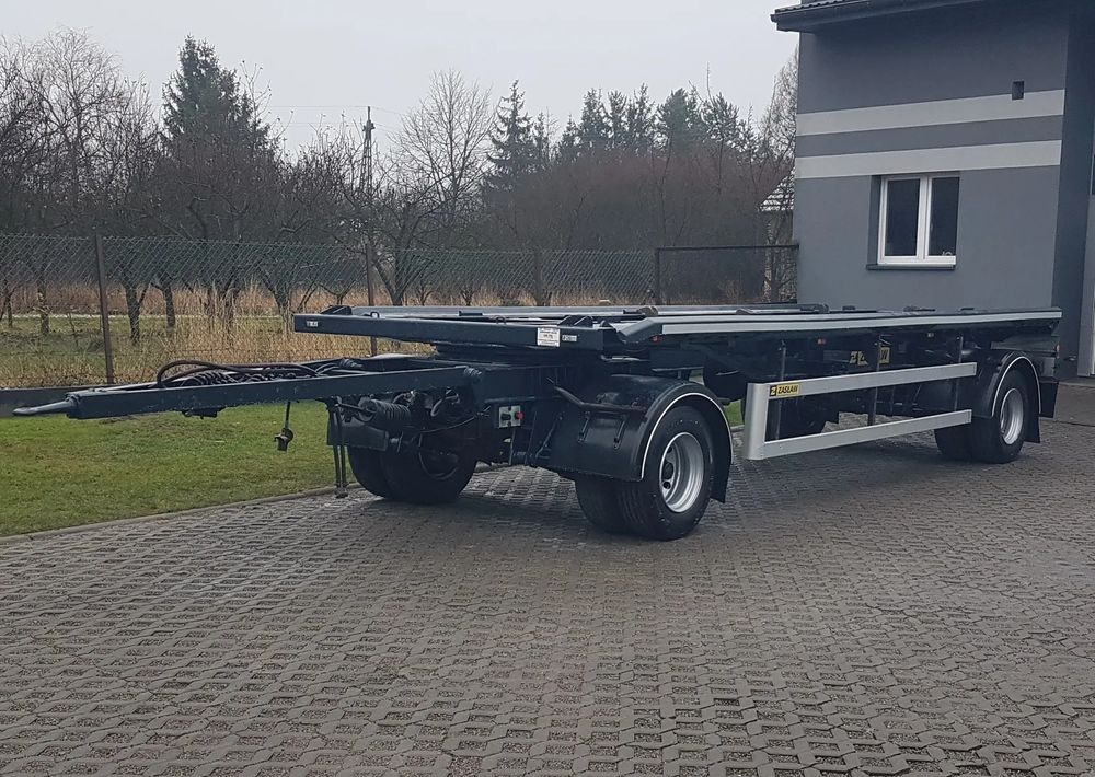 Zaslaw D-659 DO KONTENERÓW HAKOWCA POD KONTENERY 2 OSIE BLIŹNIAKI RESORY MEILLER - Remolque multilift/ Portacontenedores de cadenas: foto 2 Zaslaw D-659 DO KONTENERÓW HAKOWCA POD KONTENERY 2 OSIE BLIŹNIAKI RESORY MEILLER - Remolque multilift/ Portacontenedores de cadenas: foto 2