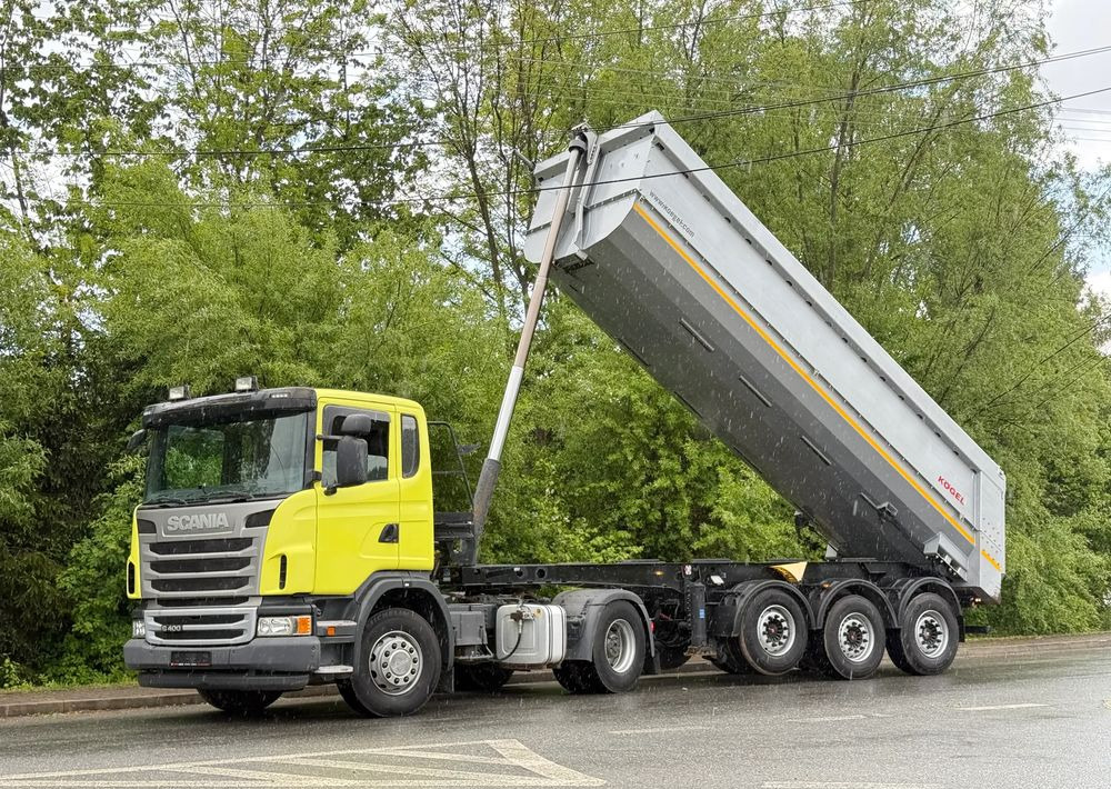 Scania * Zestaw * Scania G400 + Naczepa Kogel Kiper Wywrotka * Sprowadzony * Bardzo Dobry Stan * - Cabeza tractora: foto 1 Scania * Zestaw * Scania G400 + Naczepa Kogel Kiper Wywrotka * Sprowadzony * Bardzo Dobry Stan * - Cabeza tractora: foto 1
