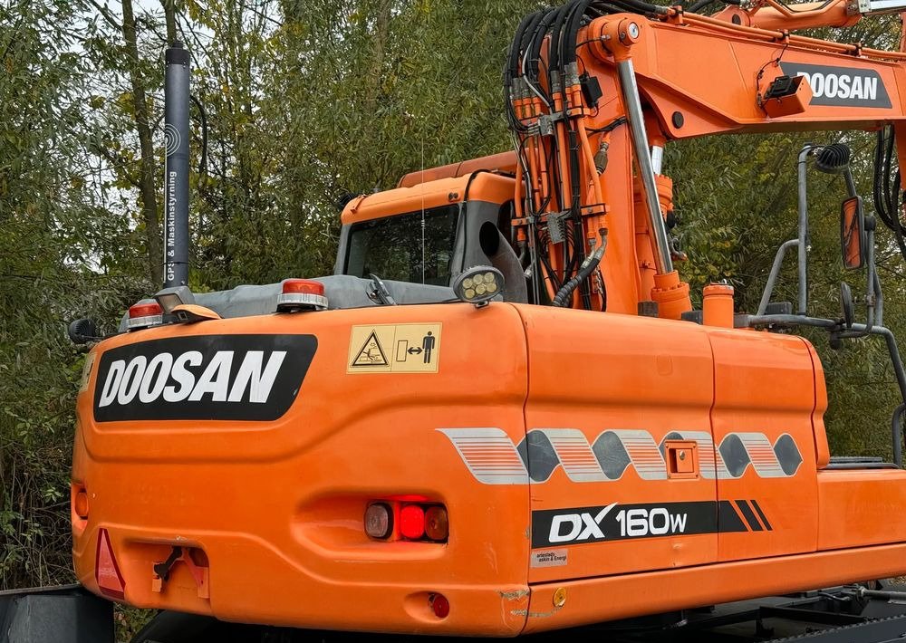 Excavadora de ruedas Doosan * DOOSAN DX160W *ROTOTILT* GPS 2D Leica * Sprowadzona * Stan Perfekcyjny * Koparka Kołowa *: foto 14