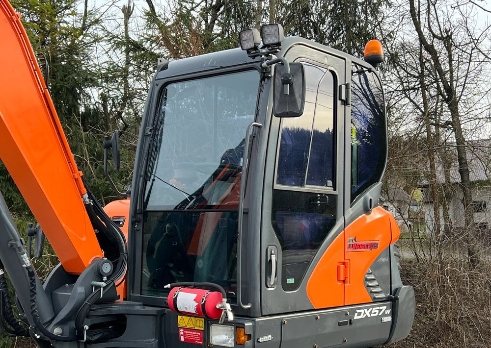 Excavadora de ruedas Doosan DOOSAN DX57W *ROTOTILT* 2200 Motogodzin * Jak Nowa * Sprowadzona * Stan Perfekcyjny: foto 18