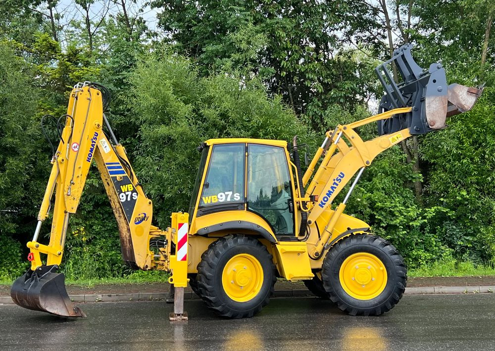 Retroexcavadora Komatsu * Koparko Ładowarka * Komatsu WB 97 S Utility *: foto 15