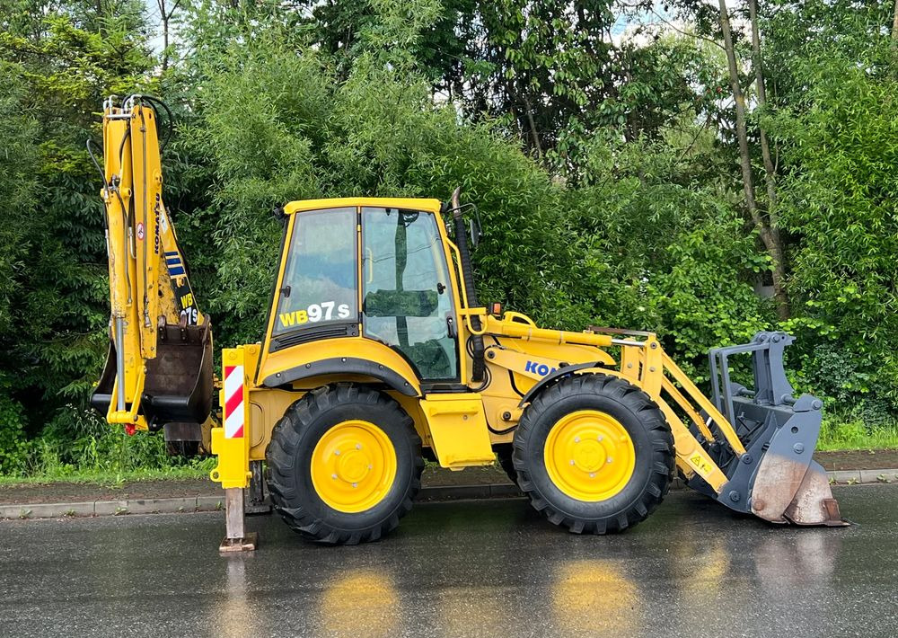 Retroexcavadora Komatsu * Koparko Ładowarka * Komatsu WB 97 S Utility *: foto 6
