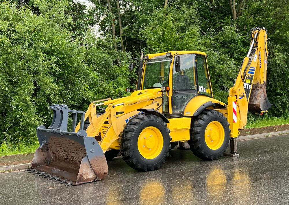 Retroexcavadora Komatsu * Koparko Ładowarka * Komatsu WB 97 S Utility *: foto 19