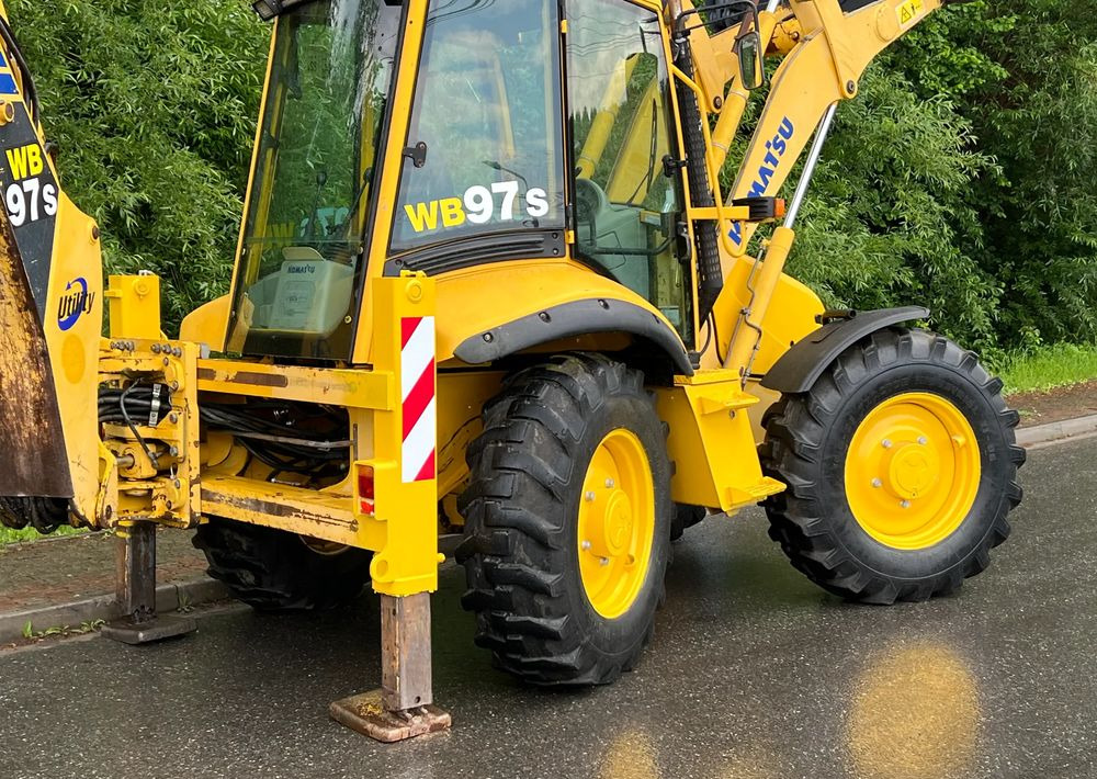 Retroexcavadora Komatsu * Koparko Ładowarka * Komatsu WB 97 S Utility *: foto 16