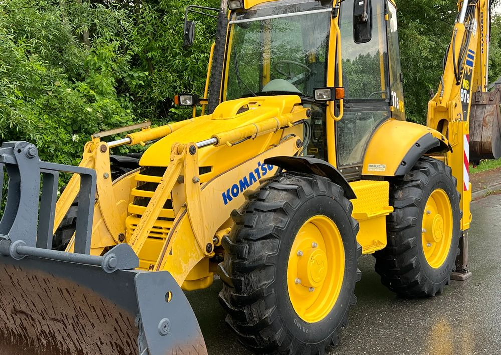 Retroexcavadora Komatsu * Koparko Ładowarka * Komatsu WB 97 S Utility *: foto 20