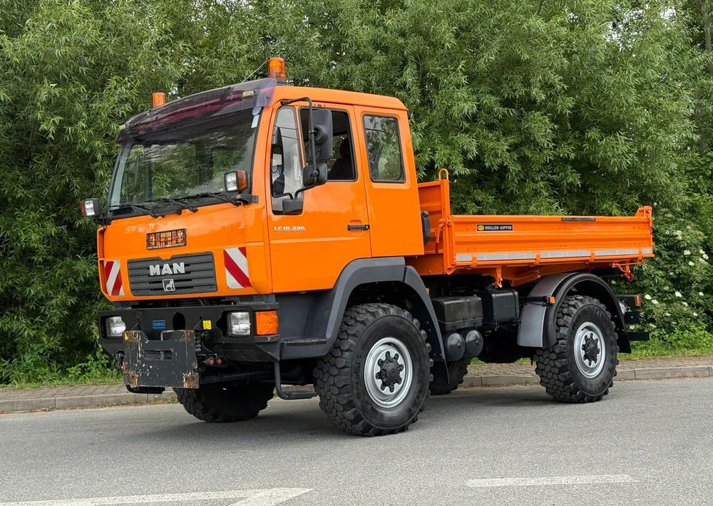MAN * MAN 10-220 * Kiper Wywrotka Meiller * 4x4 * Zimowe Utrzymanie * Unimog * - Camión volquete: foto 2 MAN * MAN 10-220 * Kiper Wywrotka Meiller * 4x4 * Zimowe Utrzymanie * Unimog * - Camión volquete: foto 2