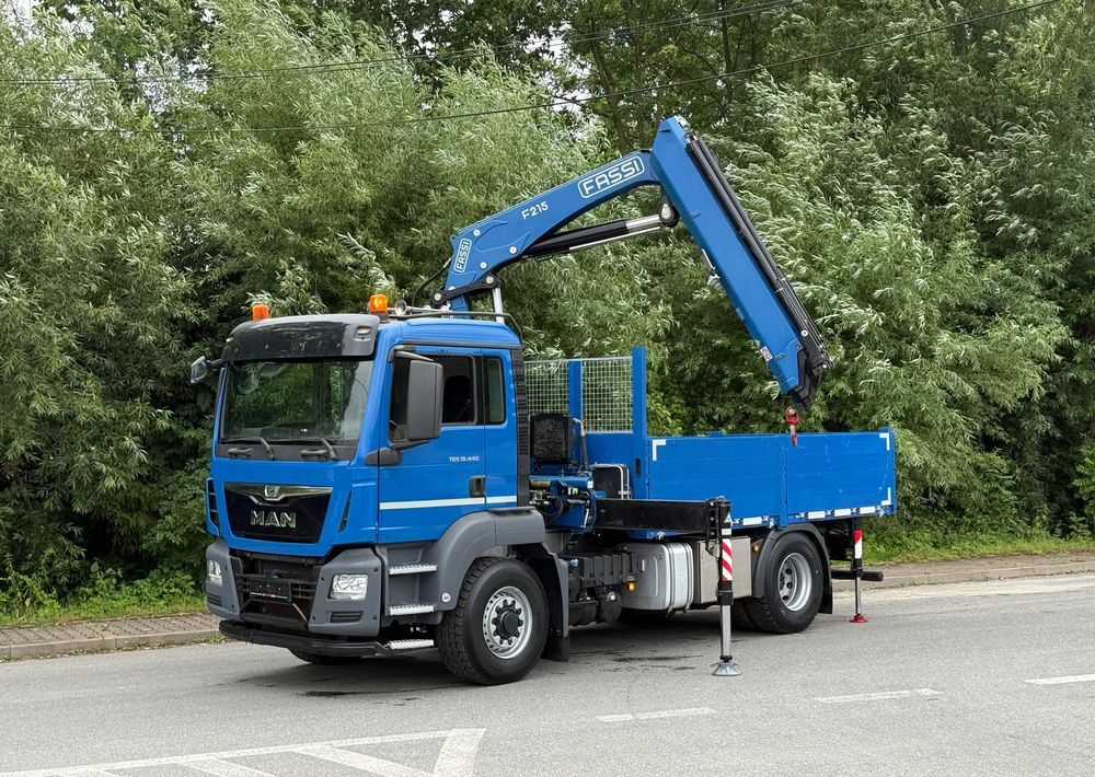 MAN * MAN 18.440 TGS * 4x4 * HDS Fassi F215 * Sprowadzony * 95 000 KM ! * Stan Jak Nowy - Camión caja abierta, Camión grúa: foto 1 MAN * MAN 18.440 TGS * 4x4 * HDS Fassi F215 * Sprowadzony * 95 000 KM ! * Stan Jak Nowy - Camión caja abierta, Camión grúa: foto 1