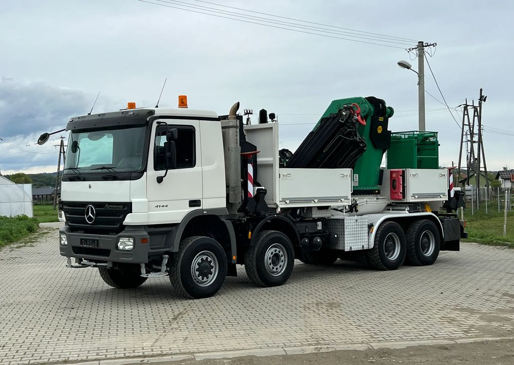 Mercedes-Benz * HDS Palfinger 150002 + FLY JIB PJ 170 * Mercedes Actros 8x6 * Dźwig * 40 TON * Wyciągarka * 35 Metrów * Kosz * - Camión grúa: foto 2 Mercedes-Benz * HDS Palfinger 150002 + FLY JIB PJ 170 * Mercedes Actros 8x6 * Dźwig * 40 TON * Wyciągarka * 35 Metrów * Kosz * - Camión grúa: foto 2