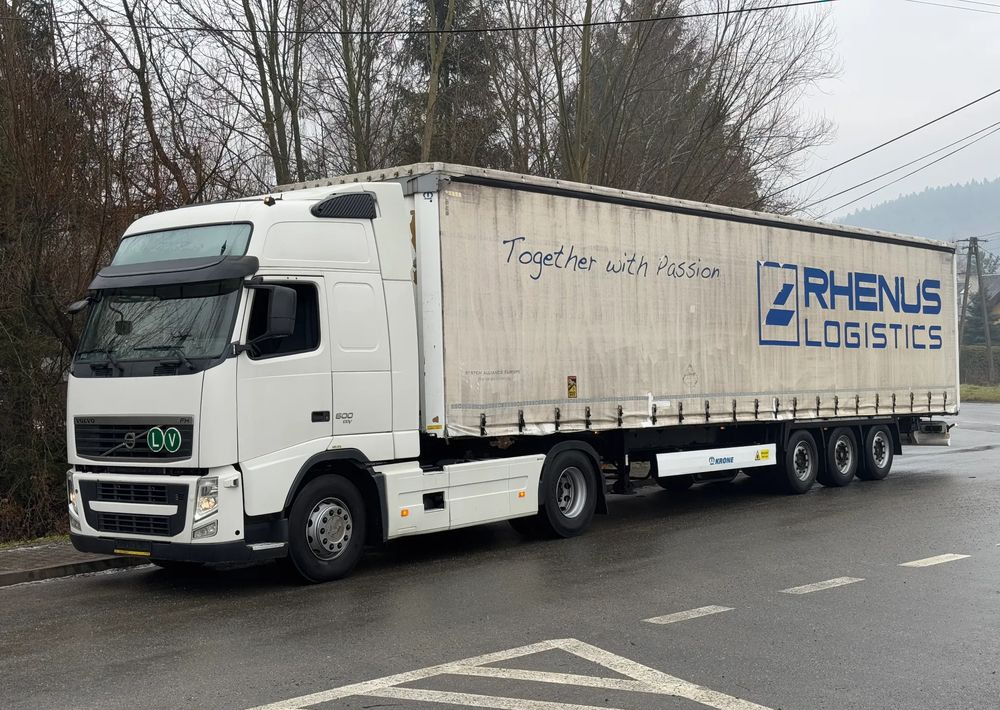 Volvo * Zestaw * Volvo FH 500 + Naczepa Krone * Bardzo Dobry Stan - Camión lona: foto 1 Volvo * Zestaw * Volvo FH 500 + Naczepa Krone * Bardzo Dobry Stan - Camión lona: foto 1