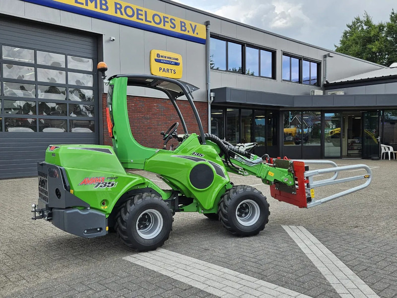 Avant Mini-shovel 735i met Kemp balenklem - Minicargadora de cadenas: foto 4 Avant Mini-shovel 735i met Kemp balenklem - Minicargadora de cadenas: foto 4