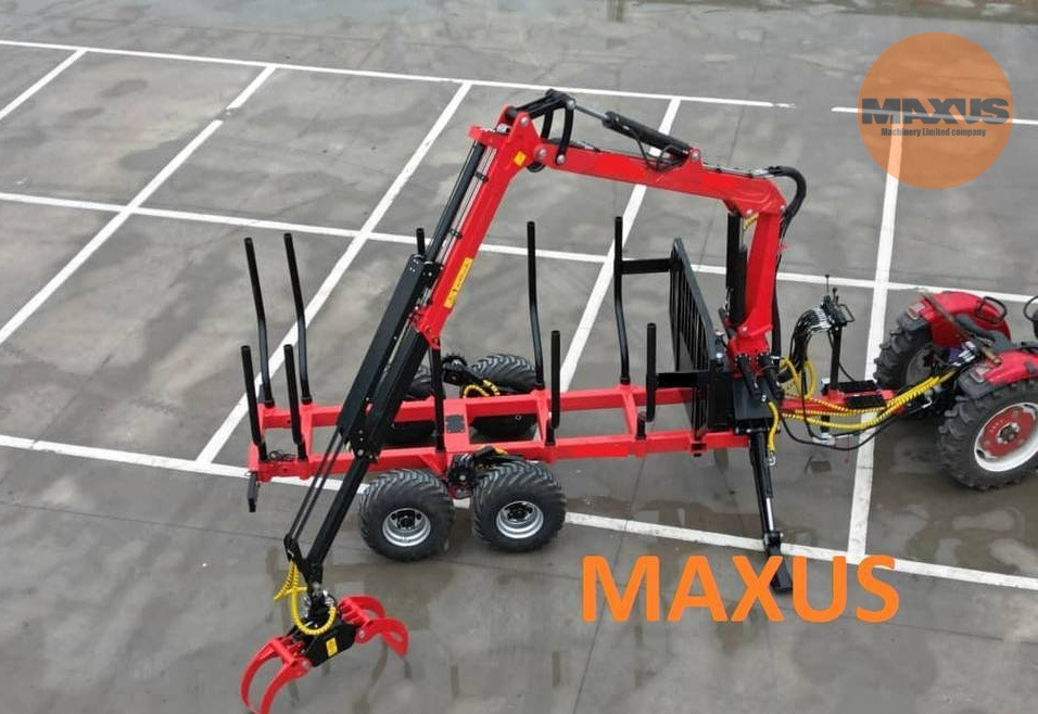 Лісовий причіп MAXUS 1400 + Кран 780 - Remolque forestal: foto 3 Лісовий причіп MAXUS 1400 + Кран 780 - Remolque forestal: foto 3