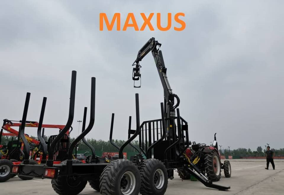 NEW MAXUS 14 TON Trailer 7.8m Crane Warranty up to 10 YEARS | НОВА Прицепа 14 ТОН Кран 7,8 м MAXUS Гарантія до 10 РОКІВ - Remolque forestal: foto 1 NEW MAXUS 14 TON Trailer 7.8m Crane Warranty up to 10 YEARS | НОВА Прицепа 14 ТОН Кран 7,8 м MAXUS Гарантія до 10 РОКІВ - Remolque forestal: foto 1