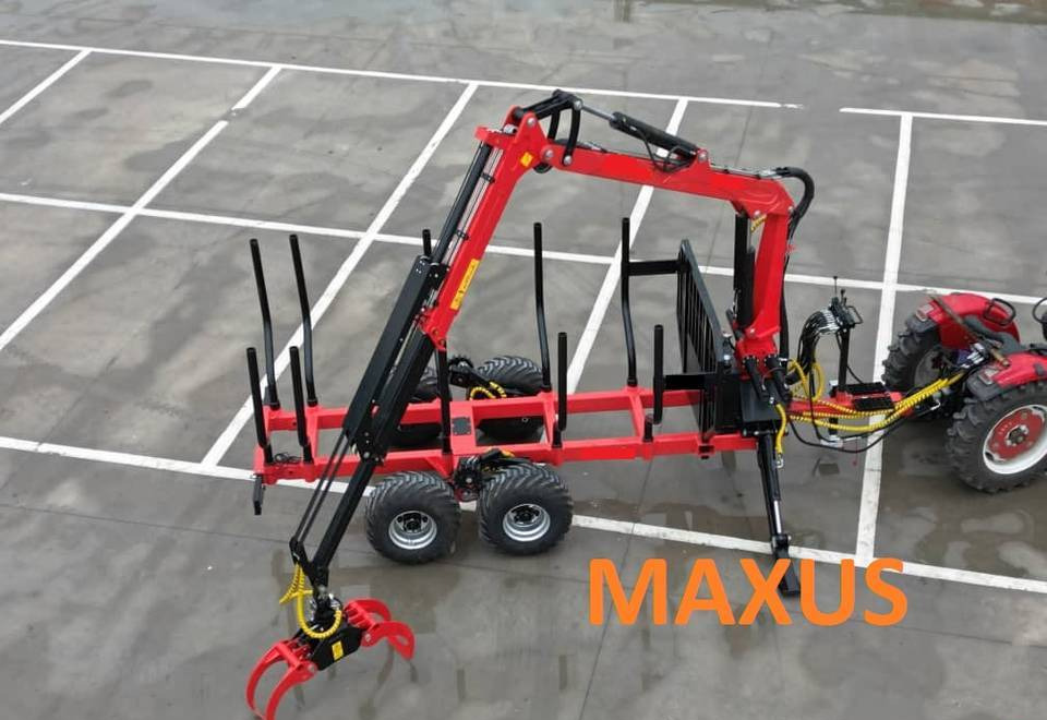NEW MAXUS 8t Forest Trailer with 2-ton Crane Warranty up to 10 YEARS НОВА прицепа лісова 8т Журавль 2т MAXUS Гарантія до 10 РОКІВ NOWA przyczepa leśna 8t Żuraw 2t MAXUS Gwarancja do 10 LAT - Remolque forestal: foto 3 NEW MAXUS 8t Forest Trailer with 2-ton Crane Warranty up to 10 YEARS НОВА прицепа лісова 8т Журавль 2т MAXUS Гарантія до 10 РОКІВ NOWA przyczepa leśna 8t Żuraw 2t MAXUS Gwarancja do 10 LAT - Remolque forestal: foto 3