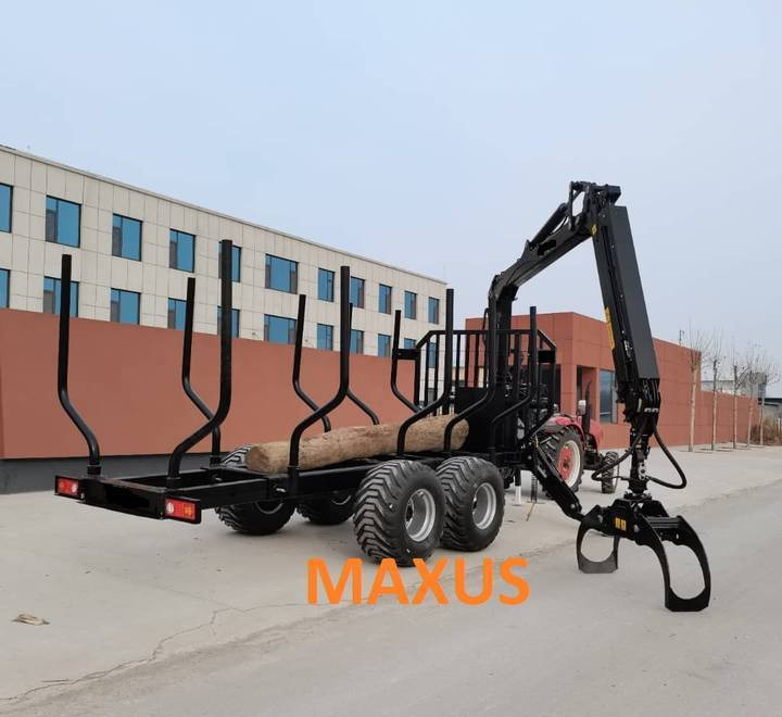 NEW MAXUS 8t Forest Trailer with 2-ton Crane Warranty up to 10 YEARS НОВА прицепа лісова 8т Журавль 2т MAXUS Гарантія до 10 РОКІВ NOWA przyczepa leśna 8t Żuraw 2t MAXUS Gwarancja do 10 LAT - Remolque forestal: foto 2 NEW MAXUS 8t Forest Trailer with 2-ton Crane Warranty up to 10 YEARS НОВА прицепа лісова 8т Журавль 2т MAXUS Гарантія до 10 РОКІВ NOWA przyczepa leśna 8t Żuraw 2t MAXUS Gwarancja do 10 LAT - Remolque forestal: foto 2
