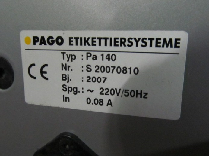 AUTO.ETIKETTENSPENDER PAGO 140 - Máquina de impresión: foto 4 AUTO.ETIKETTENSPENDER PAGO 140 - Máquina de impresión: foto 4