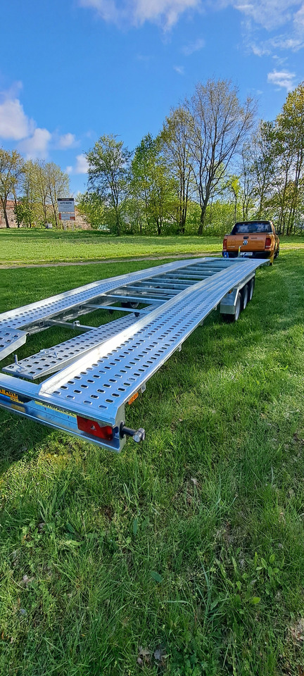 LAWETA Z NAJAZDAMI NA 2 AUTA 8,5x2M DMC 3500, 3 OSIE / CAR TRANSPORTER WITH RAMPS FOR 2 CARS 8.5x2M DMC 3500, 3 AXLES - Remolque portavehículos: foto 4 LAWETA Z NAJAZDAMI NA 2 AUTA 8,5x2M DMC 3500, 3 OSIE / CAR TRANSPORTER WITH RAMPS FOR 2 CARS 8.5x2M DMC 3500, 3 AXLES - Remolque portavehículos: foto 4