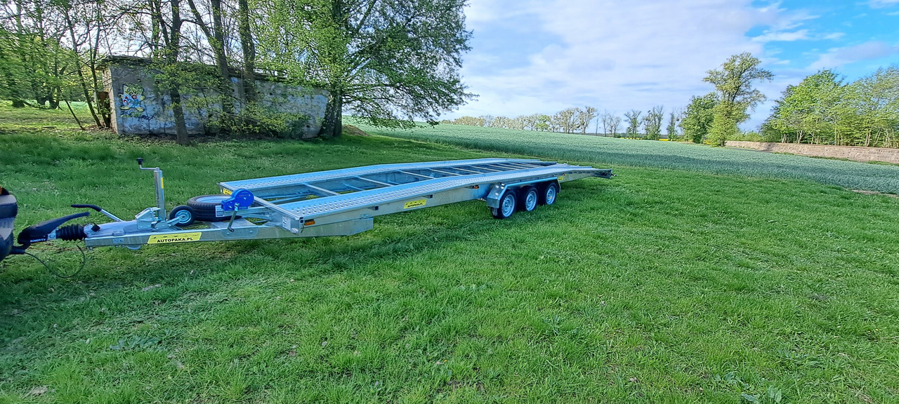 LAWETA Z NAJAZDAMI NA 2 AUTA 8,5x2M DMC 3500, 3 OSIE / CAR TRANSPORTER WITH RAMPS FOR 2 CARS 8.5x2M DMC 3500, 3 AXLES - Remolque portavehículos: foto 3 LAWETA Z NAJAZDAMI NA 2 AUTA 8,5x2M DMC 3500, 3 OSIE / CAR TRANSPORTER WITH RAMPS FOR 2 CARS 8.5x2M DMC 3500, 3 AXLES - Remolque portavehículos: foto 3