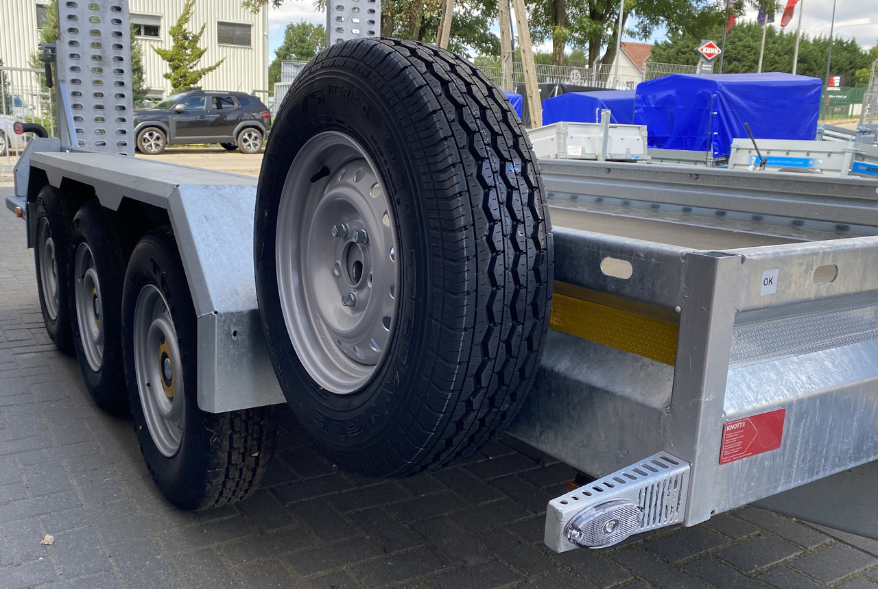 Remolque porta maquinaria nuevo PRZYCZEPA LAWETA DO MINIKOPARKI KOPARKI 3 OSIE / MINI EXCAVATOR TRANSPORTER TRAILER 3 AXLES: foto 13