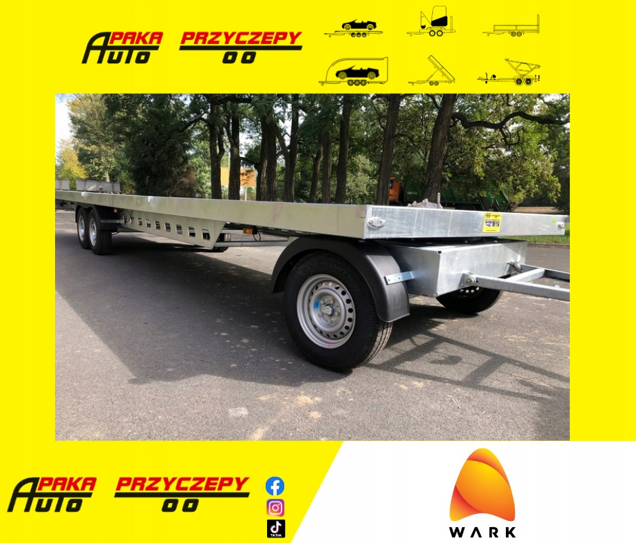 PRZYCZEPA OBROTNICA PLATFORMA 8m 3500 KG / TURNTABLE PLATFORM TRAILER 8m 3500 KG - Remolque plataforma/ Caja abierta: foto 1 PRZYCZEPA OBROTNICA PLATFORMA 8m 3500 KG / TURNTABLE PLATFORM TRAILER 8m 3500 KG - Remolque plataforma/ Caja abierta: foto 1