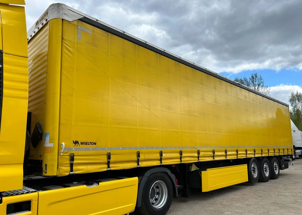 Wielton NS3K FIRANKA / STANDARD / OŚ PODNOSZONA / KOSZ PALETOWY / 2019 ROK !! - Semirremolque lona: foto 1 Wielton NS3K FIRANKA / STANDARD / OŚ PODNOSZONA / KOSZ PALETOWY / 2019 ROK !! - Semirremolque lona: foto 1