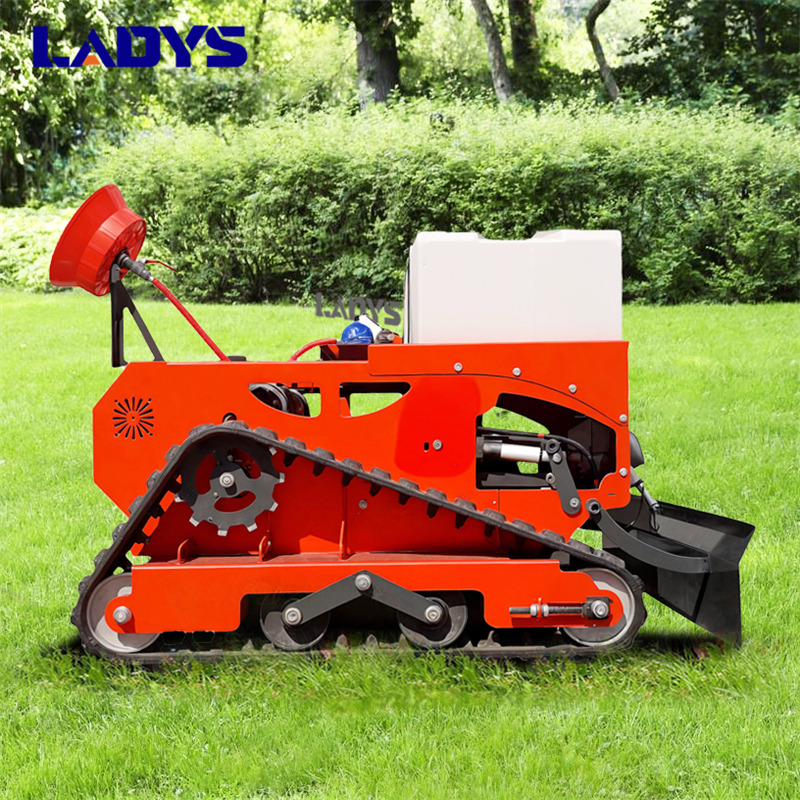 LADYS LD1000 Multi-function remote control lawn mower Track crawler gasoline gas All-terrain Agricultural Sprayers Pesticide spraying lawn mower for sale - Cortacésped: foto 2 LADYS LD1000 Multi-function remote control lawn mower Track crawler gasoline gas All-terrain Agricultural Sprayers Pesticide spraying lawn mower for sale - Cortacésped: foto 2