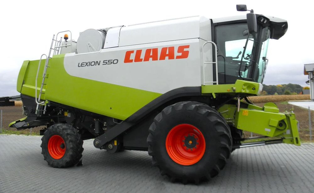 Claas Lexion 550 2005 Rok, heder V750, Najbogatsza Wersja, Nie Malowany, Stan Idealny - Cosechadora de granos: foto 1 Claas Lexion 550 2005 Rok, heder V750, Najbogatsza Wersja, Nie Malowany, Stan Idealny - Cosechadora de granos: foto 1