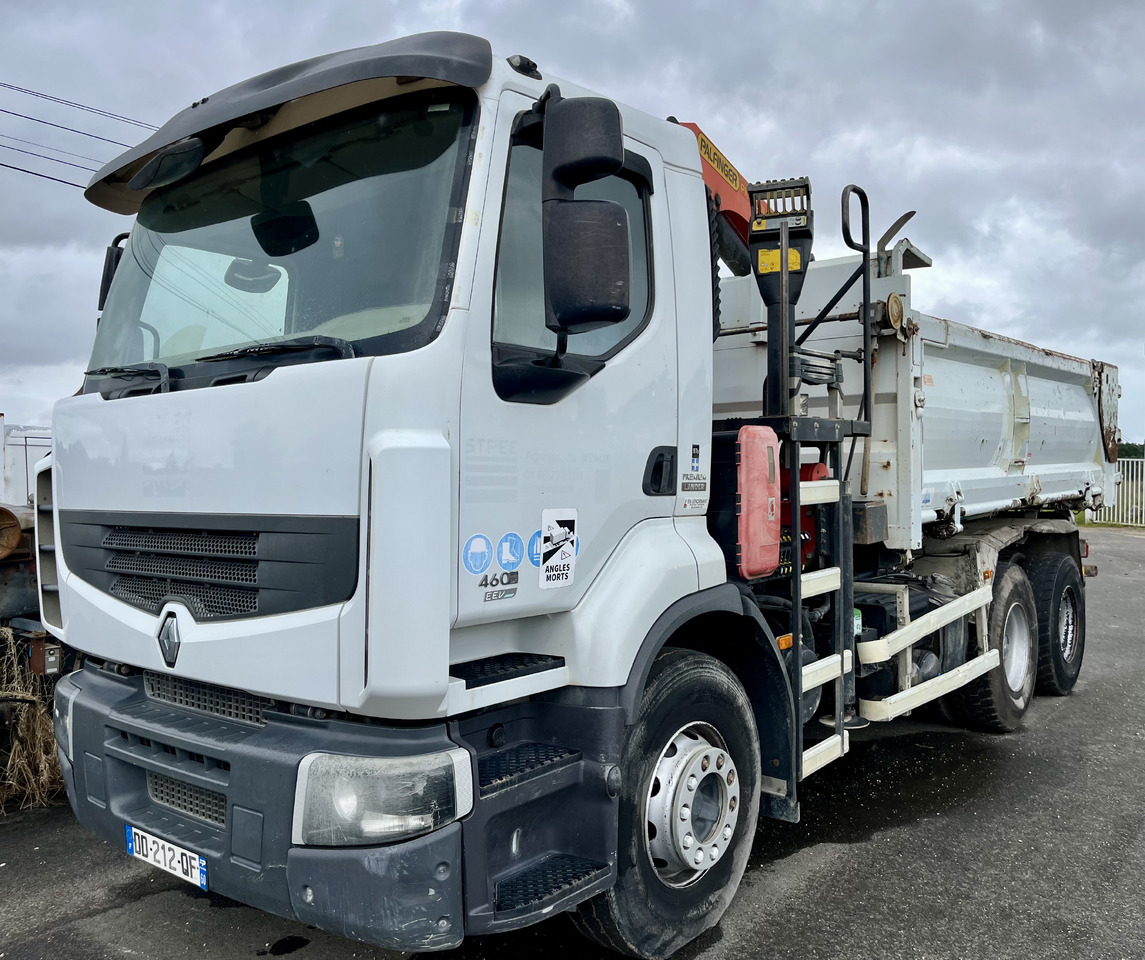 RENAULT Premium Lander 460dxi bibenne grue Palfinger pk16001 - Camión volquete, Camión grúa: foto 2 RENAULT Premium Lander 460dxi bibenne grue Palfinger pk16001 - Camión volquete, Camión grúa: foto 2