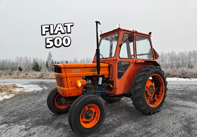 Fiat 500 hytillinen pikkutraktori - Tractor: foto 1 Fiat 500 hytillinen pikkutraktori - Tractor: foto 1