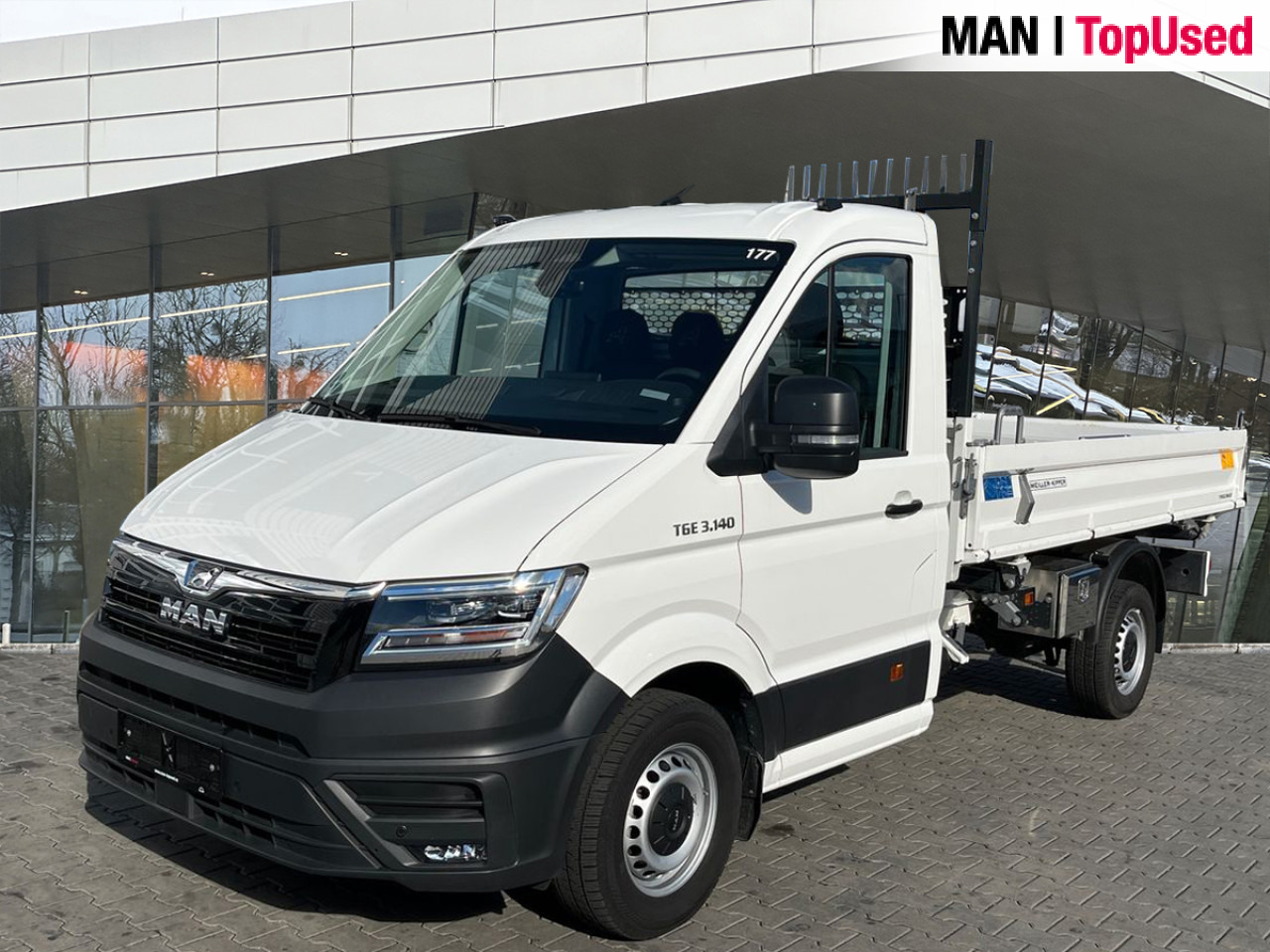 MAN TGE 3.140 4X2F SB kipper 3S Meiller Klima AHK ZV - Furgón: foto 1 MAN TGE 3.140 4X2F SB kipper 3S Meiller Klima AHK ZV - Furgón: foto 1