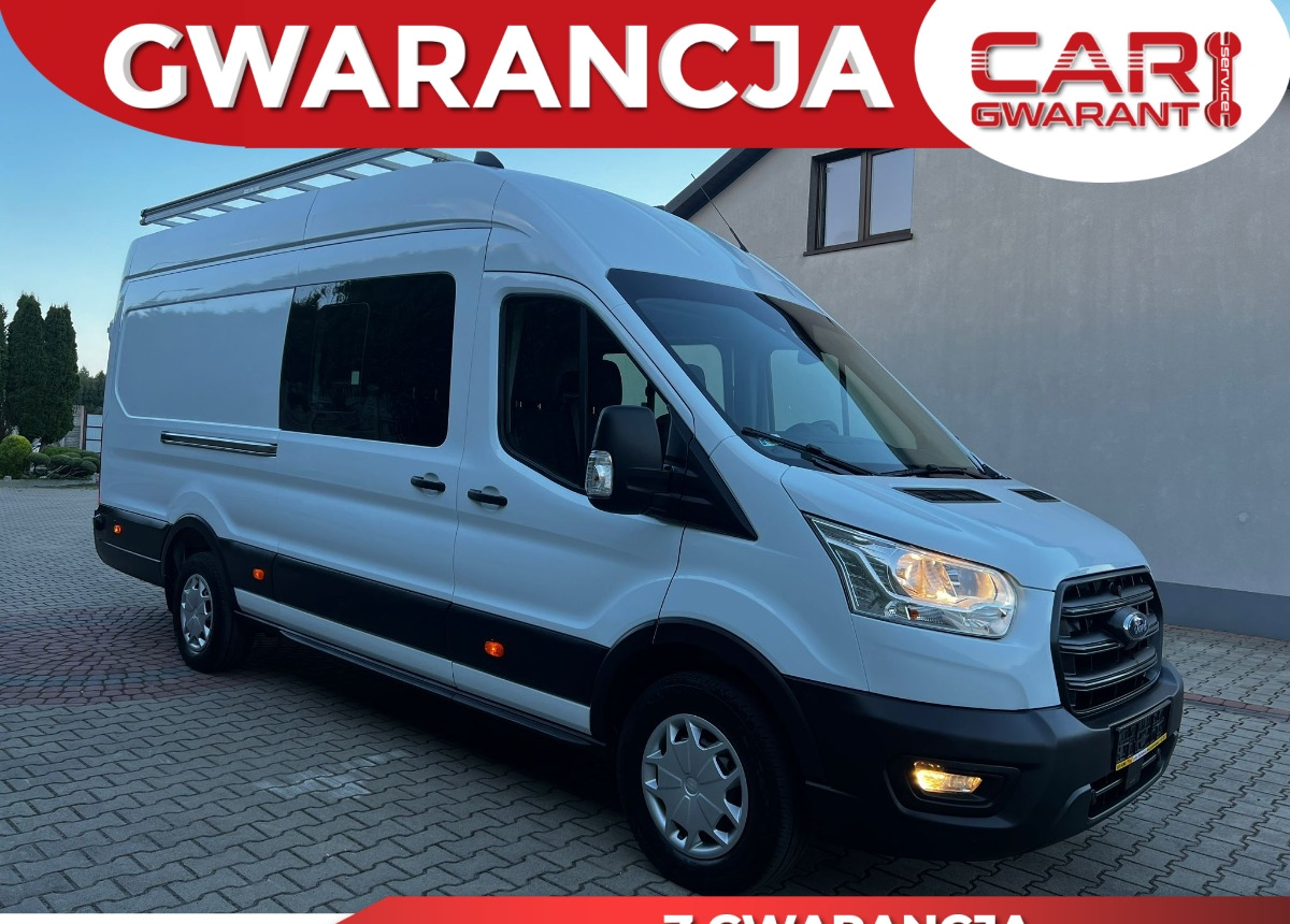 Ford Transit Brygadowy Maxi 6-osobowy 90tys. przebiegu Doka jak nowy - Furgoneta combi: foto 1 Ford Transit Brygadowy Maxi 6-osobowy 90tys. przebiegu Doka jak nowy - Furgoneta combi: foto 1