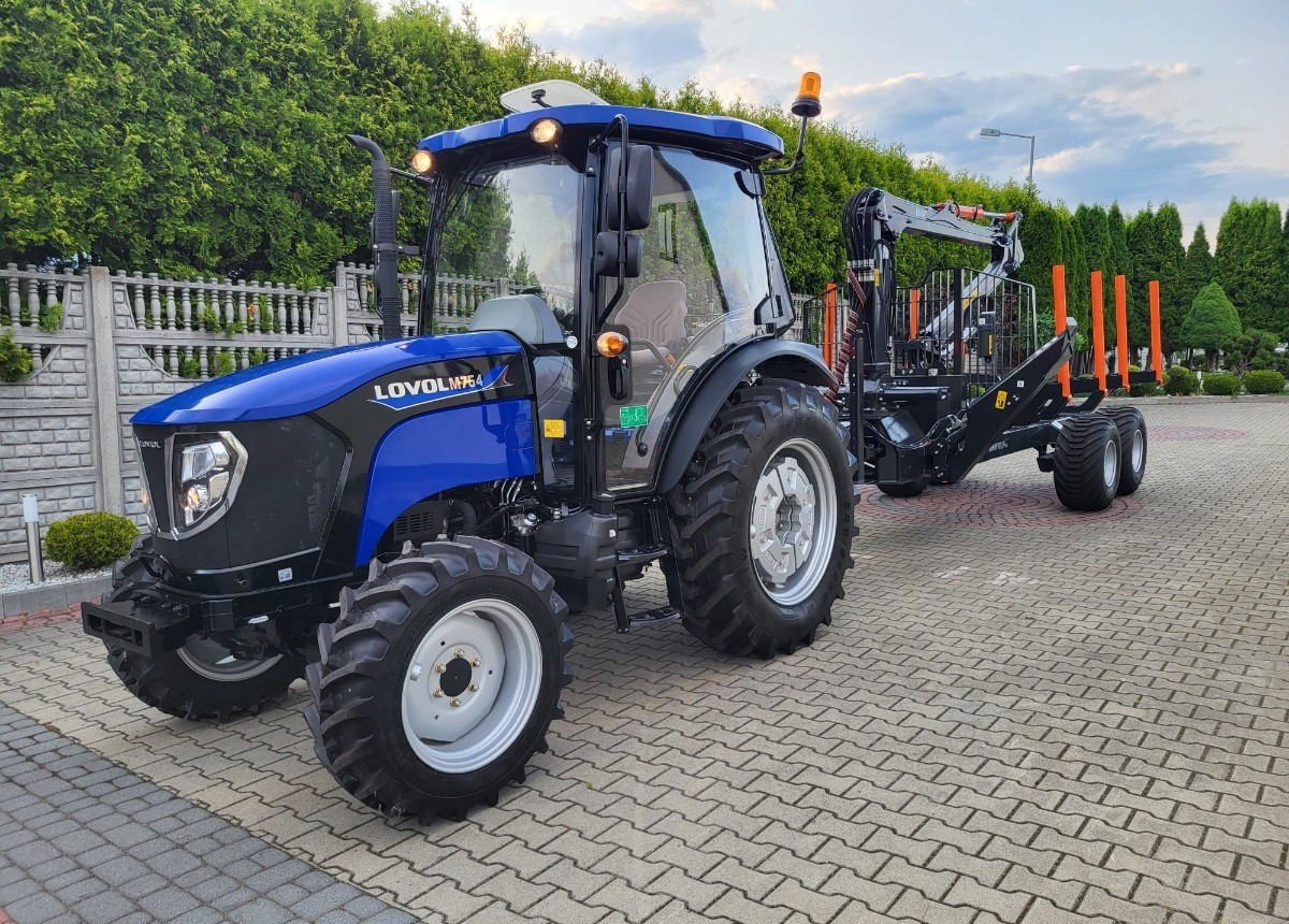 LOVOL Zestaw Traktor LOVOL M755 Przyczepa do drewna BMF 8TPro Stan Nowy Fabryczny - Procesadora forestal: foto 5 LOVOL Zestaw Traktor LOVOL M755 Przyczepa do drewna BMF 8TPro Stan Nowy Fabryczny - Procesadora forestal: foto 5
