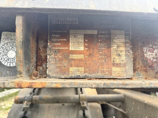 Gföllner, Abrollanhänger - Remolque multilift/ Portacontenedores de cadenas: foto 4 Gföllner, Abrollanhänger - Remolque multilift/ Portacontenedores de cadenas: foto 4