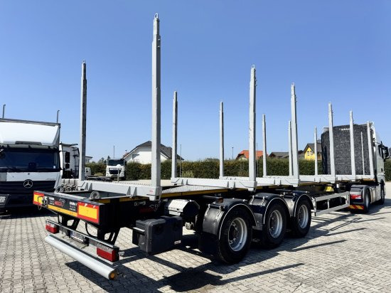 MEGA TIMBER LONG Holzauflieger 6 Rungenpaare - Semirremolque maderero: foto 1 MEGA TIMBER LONG Holzauflieger 6 Rungenpaare - Semirremolque maderero: foto 1