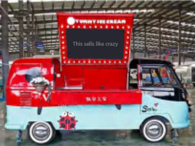 Deli Star Trailer Retro Minivan Fliptop 4300 Electric - EU standards - Remolque venta ambulante: foto 2 Deli Star Trailer Retro Minivan Fliptop 4300 Electric - EU standards - Remolque venta ambulante: foto 2