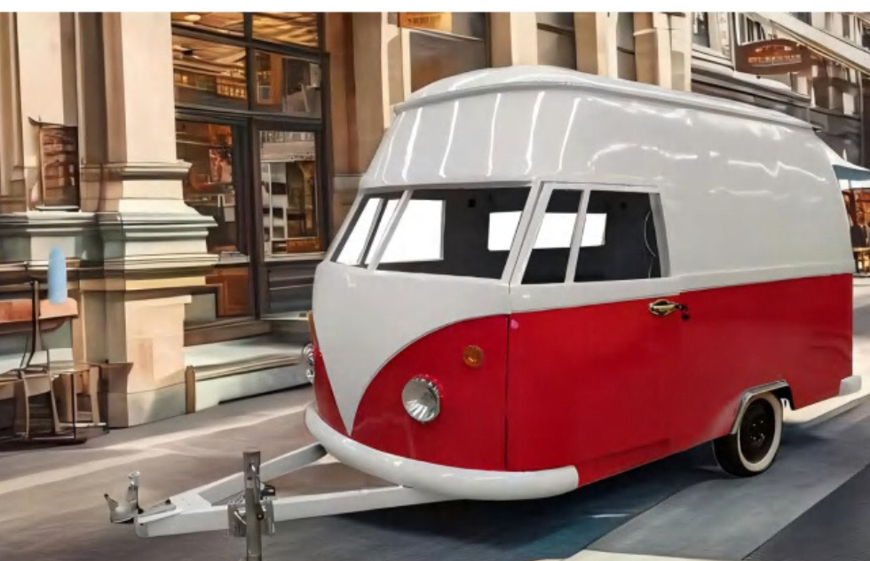 Deli Star Trailer Retro Minivan HR 4300 Towable - EU Standards - Remolque venta ambulante: foto 3 Deli Star Trailer Retro Minivan HR 4300 Towable - EU Standards - Remolque venta ambulante: foto 3