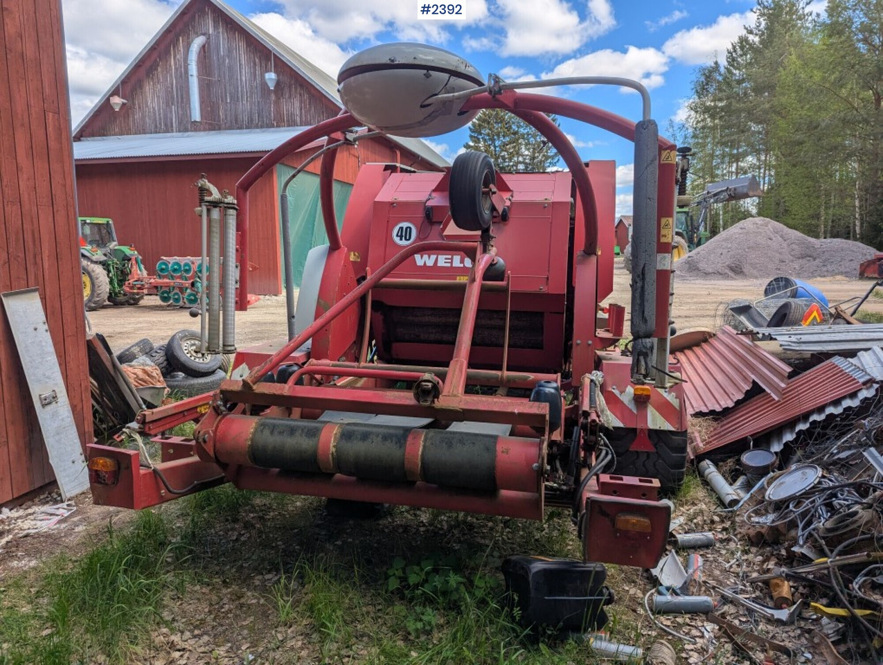 Round baler / Combination baler Welger double action 220 profi - Maquinaria de henificación: foto 4 Round baler / Combination baler Welger double action 220 profi - Maquinaria de henificación: foto 4