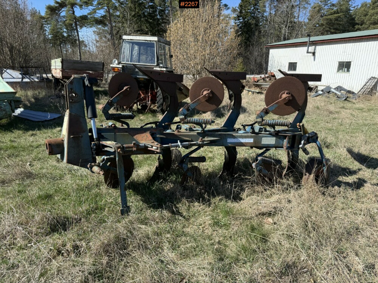 Toggle plow, 4-bladed, Fiskars Agrolux 398 - Equipo para trabajo del suelo: foto 2 Toggle plow, 4-bladed, Fiskars Agrolux 398 - Equipo para trabajo del suelo: foto 2