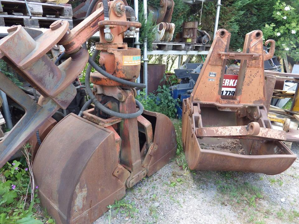 ATLAS GREIFER 600 mm + Schalensatz 800 mm mit MS10 - Cuchara de mordazas para Maquinaria de construcción: foto 1 ATLAS GREIFER 600 mm + Schalensatz 800 mm mit MS10 - Cuchara de mordazas para Maquinaria de construcción: foto 1