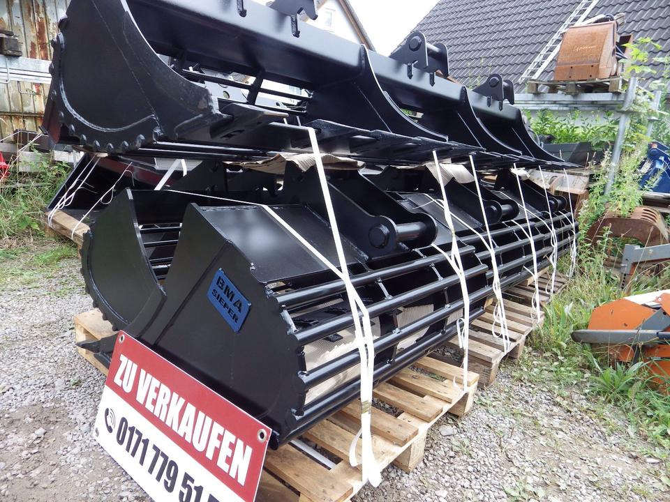 Gitterlöffel Skelettlöffel Sieblöffel MS03 Sym - Cuchara para clasificación para Excavadora: foto 2 Gitterlöffel Skelettlöffel Sieblöffel MS03 Sym - Cuchara para clasificación para Excavadora: foto 2