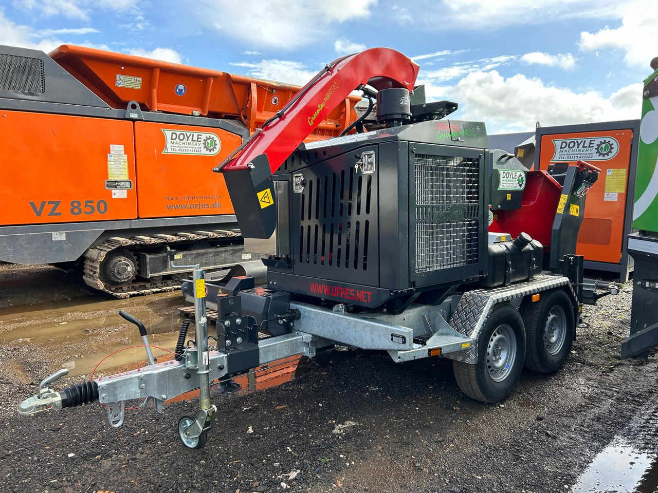 UFKES Greentec Jaguar 40-80 3.5T - Maquinaria forestal, Remolque: foto 1 UFKES Greentec Jaguar 40-80 3.5T - Maquinaria forestal, Remolque: foto 1