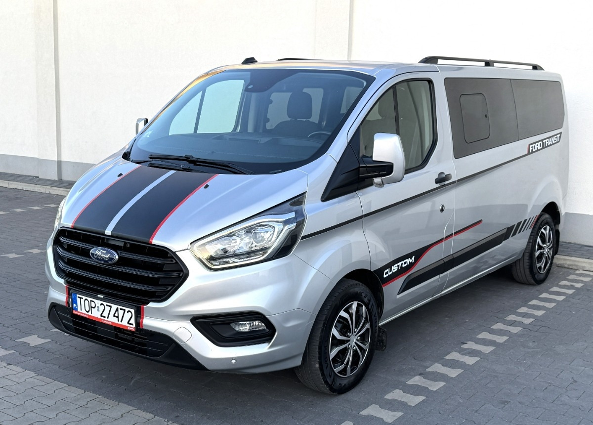 Leasing para Ford Transit Custom 2.0 170KM Rok 2021 8 osobowy FV23 Salon PL Zadbany Super STAN Ford Transit Custom 2.0 170KM Rok 2021 8 osobowy FV23 Salon PL Zadbany Super STAN: foto 9