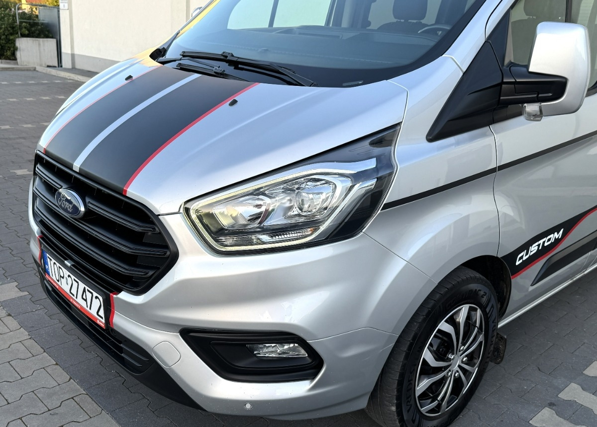 Leasing para Ford Transit Custom 2.0 170KM Rok 2021 8 osobowy FV23 Salon PL Zadbany Super STAN Ford Transit Custom 2.0 170KM Rok 2021 8 osobowy FV23 Salon PL Zadbany Super STAN: foto 11