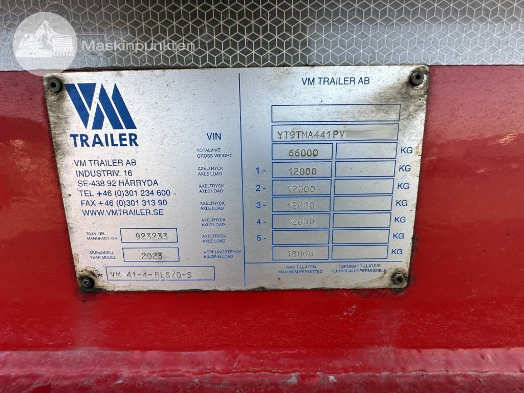 Semirremolque góndola rebajadas Vm-trailer VM 41-4-RLSZO-S JUMBO: foto 20